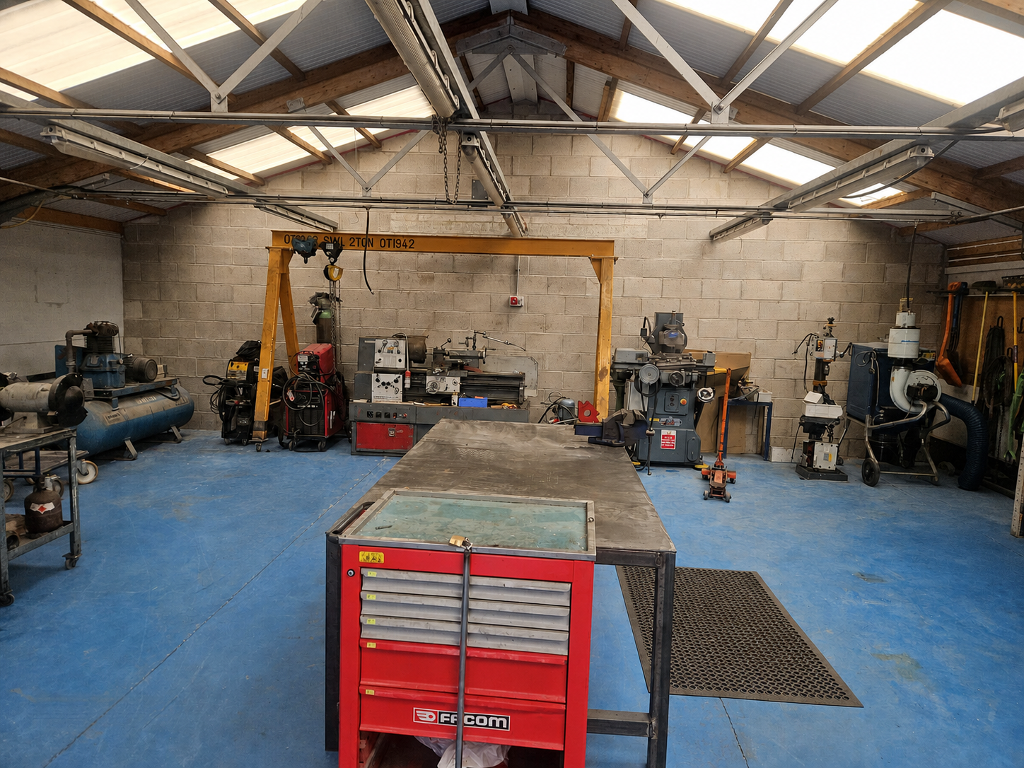 The Goldthorpe Engineering Services workshop